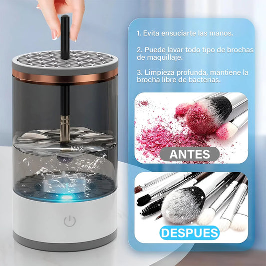 AuraBrush™ Limpiador De Brochas Eléctrico.